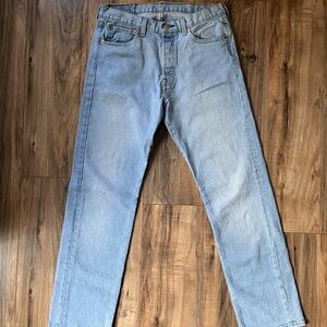 Levi's Blue Straight Leg Jeans Classic Denim